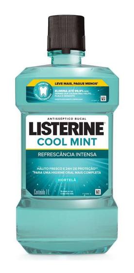 Imagem de Antisséptico Bucal Listerine Cool Mint Hortelã 1 Litro