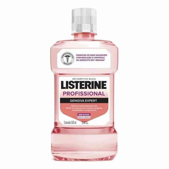 Imagem de Antisséptico Bucal Listerine Profissional Gengiva Expert 500ml