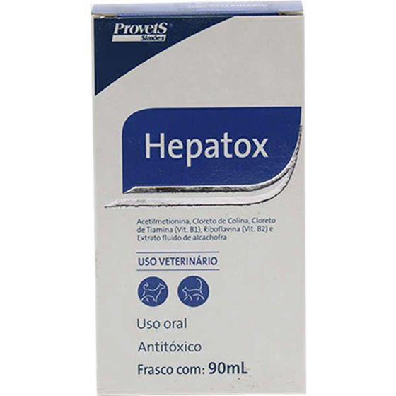 Imagem de Antitoxico hepatox 20ml - Provets Simoes