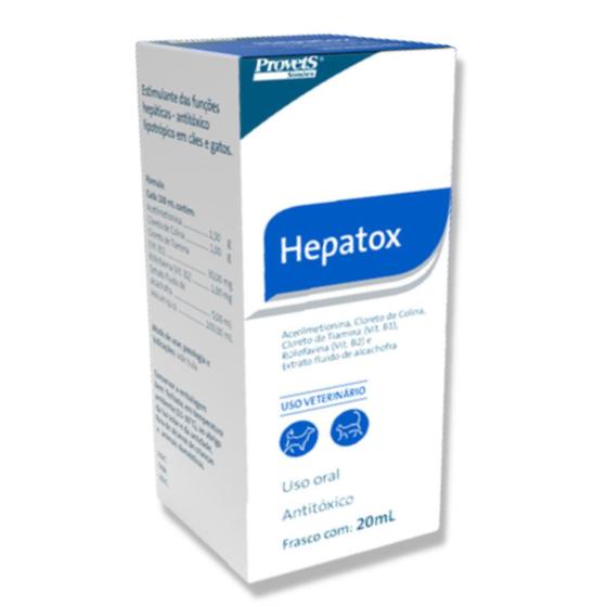 Imagem de Antitóxico Hepatox Para Cães e Gatos Provets 20ml