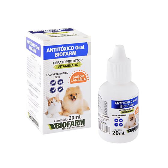 Imagem de Antitóxico Oral Biofarm para Cães e Gatos 20 ml