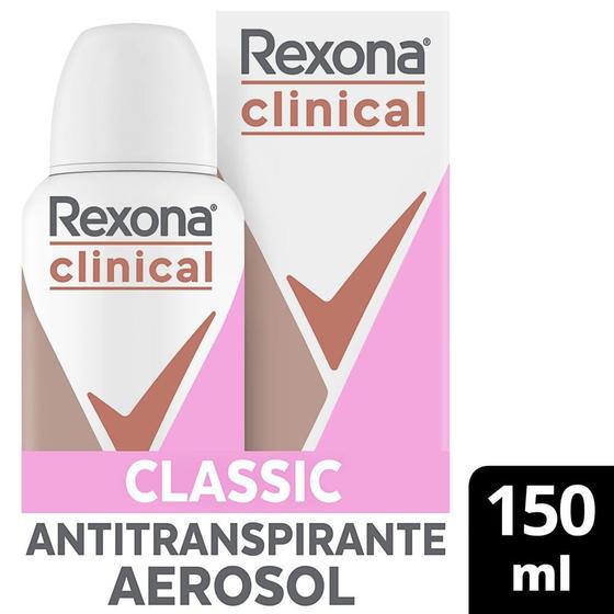 Imagem de Antitranspirante Aerosol Rexona Clinical Classic 150ml