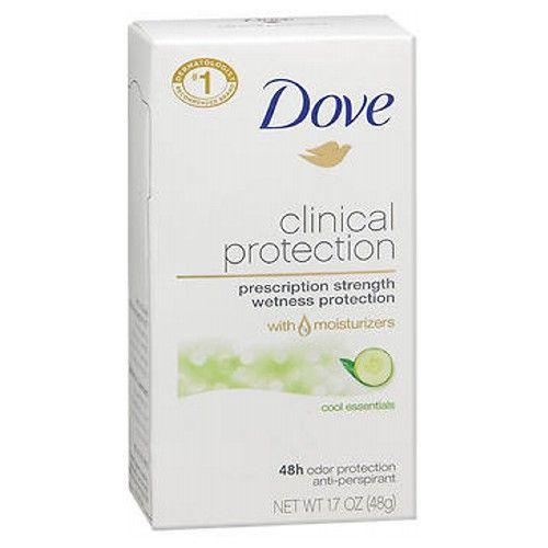 Imagem de Antitranspirante e desodorante Dove Clinical Protection Solid Cool Essentials cool essentials 1.7 Oz da Dove (pacote com 6)