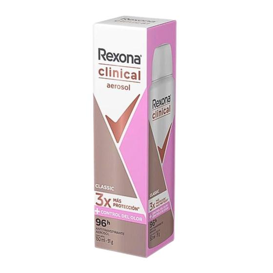 Imagem de Antitranspirante Rexona Clinical Aerosol Classic 96h 150ml