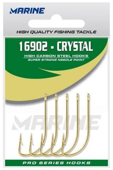 Imagem de Anzol 16902 Crystal Gold Nº 04 50Pçs (Marine Sports)