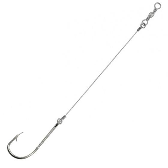 Imagem de Anzol 4330 MS n12/0 com Escastoado Rígido 20cm com Girador 5pçs Aprazível