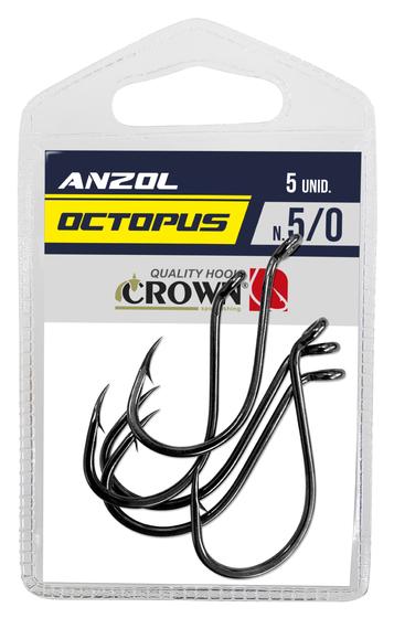 Imagem de Anzol Crown Octopus Black