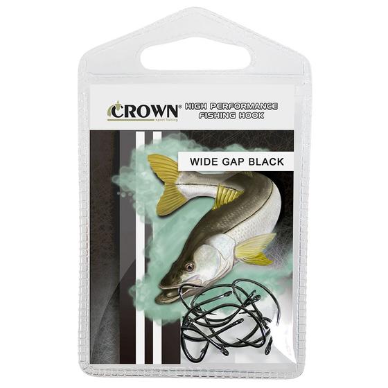 Imagem de Anzol Crown Wide Black 08  C/10 - Crown