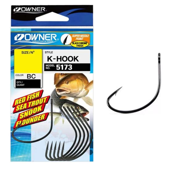 Imagem de Anzol de Pesca Owner K-Hook 5173-091 - Nº02 C/7un