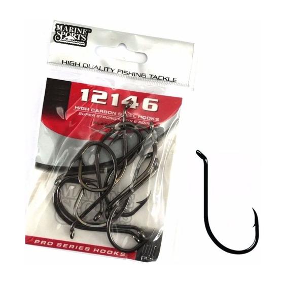 Imagem de Anzol Marine Sport 12146 Black N4/0 C/25un Muito Resistente