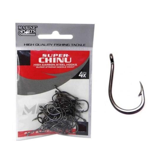 Imagem de Anzol Marine Sport Super Chinu Black N08 C/30un Tamba Pacu