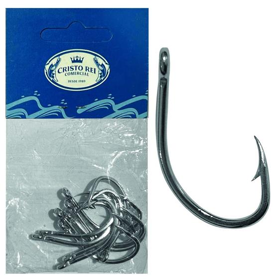 Imagem de Anzol Marine Sports Nickel 12147 Pesca Pesqueiro Cartela com 10 Unidades