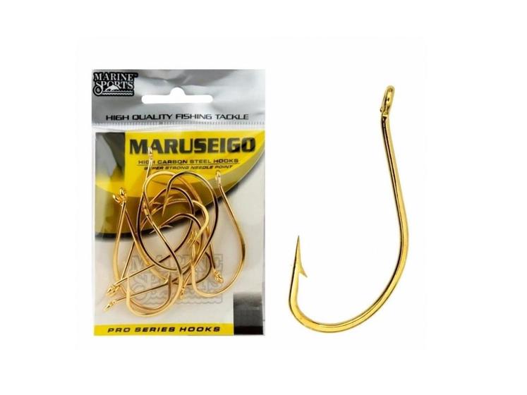 Imagem de Anzol Maruseigo Gold N12 Cart. 50pçs - Marine Sports