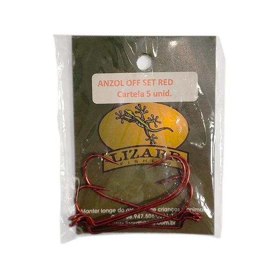 Imagem de Anzol Off Set Red - CRT 5 PCS - Lizard