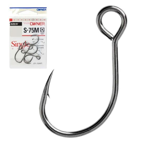 Imagem de Anzol Owner Single Hook S-75M (51642)- Nº2/0 C/3un