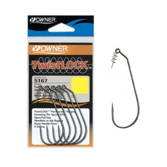Imagem de Anzol para Pesca Pescaria Owner TwistLock 5167-131 Nº3/0 C/5un