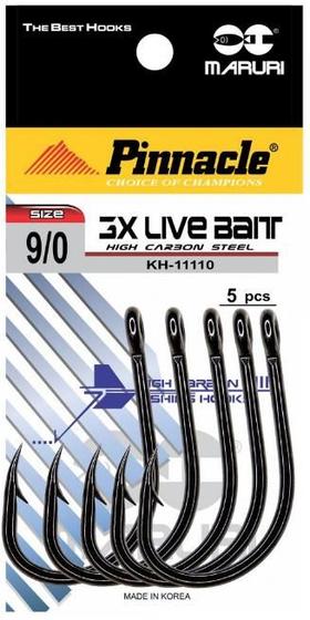 Imagem de Anzol Pinnacle 3X Live Bait Nº 02 20Pçs (Maruri)