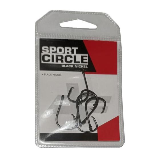 Imagem de Anzol Sport Circle Black Nickel 06pcs - Albatroz N 3/0