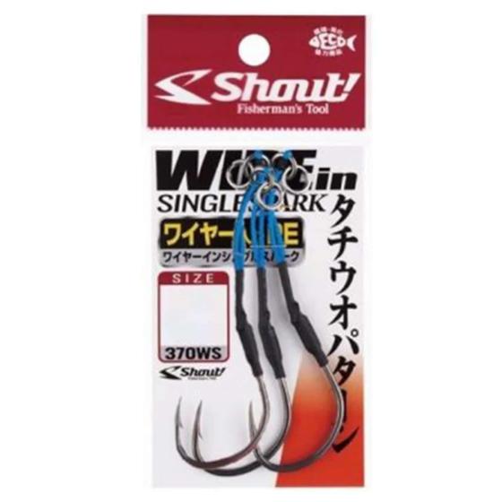 Imagem de ANZOL Suporte Hook Shout WIREin Single Spark 370WS  C/3un  Tam 1/0