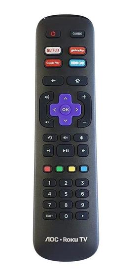 Aoc / Philco Controle R.TV Roku Tv Netflix/HBO/Google Play LE-7245 - SKY Menor preço em Aoc / Philco Controle R.TV Roku Tv Netflix/HBO/Google Play LE-7245 - SKY