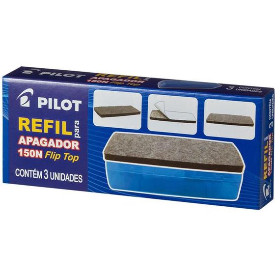 Imagem de Apagador Quadro Branco Refil para Apagador N150-N Pilot Caixa com 3