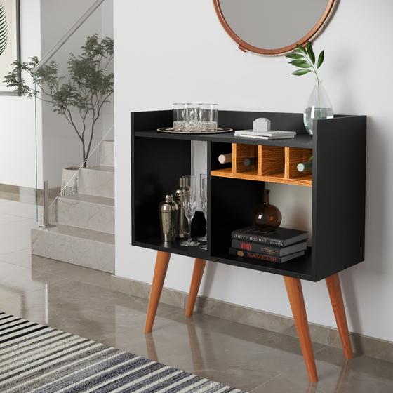 Aparador Buffet Bar Retro Rubi Com Adega / Suporte Pés Palito Cores Disponiveis é boa?
