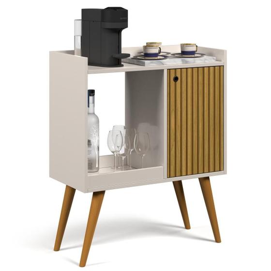 Imagem de Aparador Buffet Cantinho Café Retro 1 Porta Modelo Linus