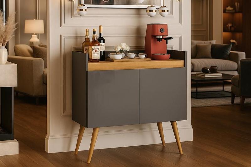 Imagem de Aparador Buffet Cantinho Do Café Like 2 Portas - Cores MJM Casa dos Móveis