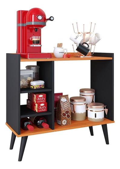 Imagem de Aparador Buffet Cantinho do Café Maria com Nicho Decoração Sala e Cozinha