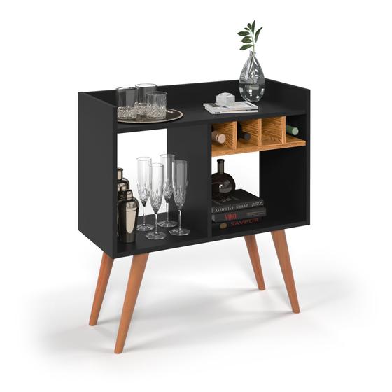 Imagem de Aparador Buffet Pequeno Retrô Cantinho Café Decoração Sala Escritório Cozinha Recepção