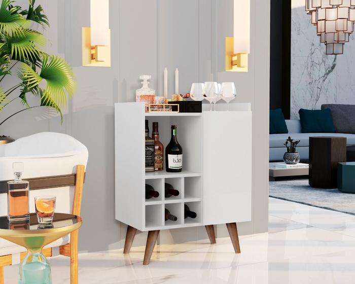Imagem de Aparador com adega Moon cor Branco  - Comprar Moveis em Casa