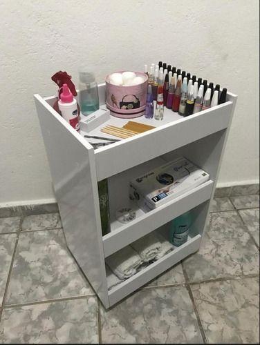 Imagem de Aparador com rodinha  Para armazenameto  Com nicho