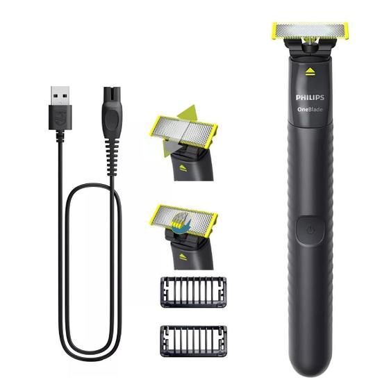 Imagem de Aparador De Barba Philips Verde Limão Qp1424 Bivolt