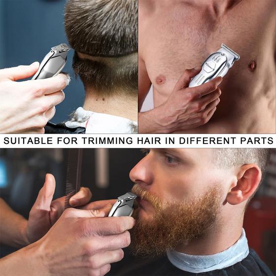 Imagem de Aparador de cabelo Hatteker Electric Hair Clippers Zinc Alloy Body