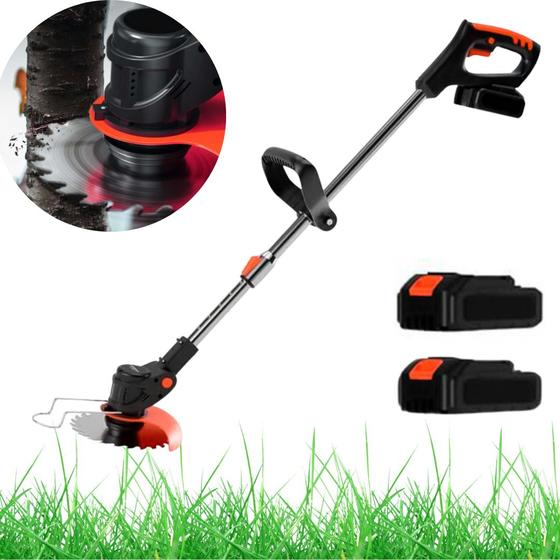 Imagem de Aparador de Gramas com 2  Baterias Recarregáveis 21V Linha Profissional Premium Bivolt