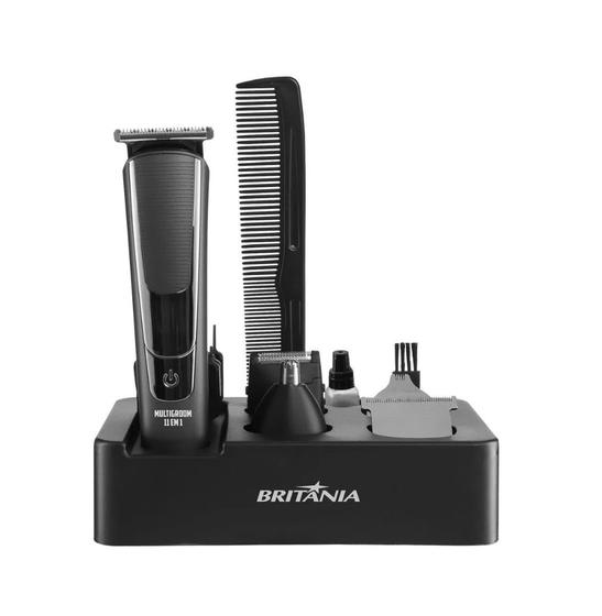 Aparador de Pelos Britânia BAP20 Multigroom 11 em 1 Bivolt Menor preço em Aparador de Pelos Britânia BAP20 Multigroom 11 em 1 Bivolt