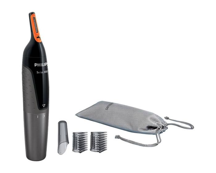 Aparador de Pelos Philips NT3160 10 para Nariz Orelhas e Sobrancelhas Aparador de Pelos Barba e Cabelo Magazine Luiza
