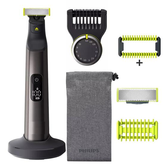 Imagem de Aparador e barbeador elétricos híbridos Philips Norelco OneBlade Pro