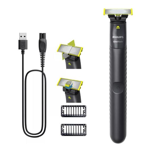Imagem de Aparador e Barbeador One Blade QP1424/10 à Prova Dágua