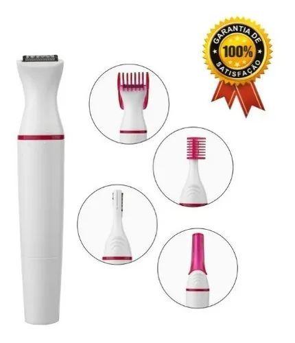 Aparador Elétrico De Pelos Máquina Depilação Feminina 5 Em 1 Menor preço em Aparador Elétrico De Pelos Máquina Depilação Feminina 5 Em 1