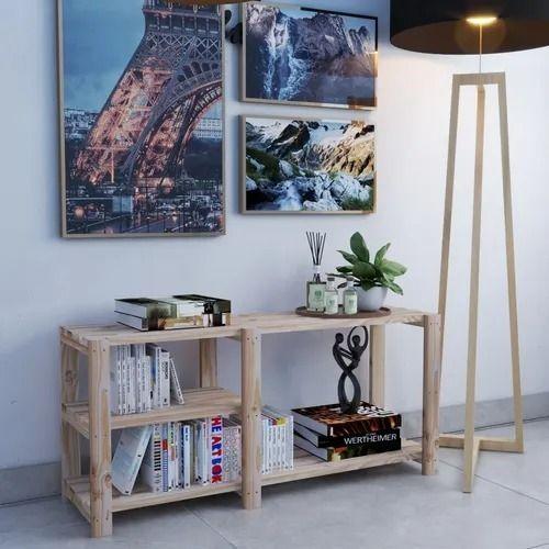 Imagem de Aparador Livro Home Office Design Original Madeira Natural