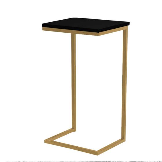 Imagem de Aparador Médio com Base Dourado 70cm x 32cm