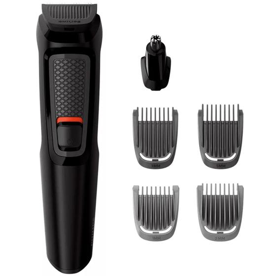 Imagem de Aparador Philips MG3711 Multigroom 6 em 1 Máquina de Cortar Cabelo Barba Pelos do Nariz MG3711/15