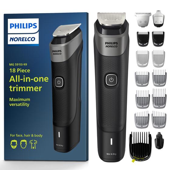 Imagem de Aparador Philips Norelco Multigroom 5000 MG5910/49 - Masculino