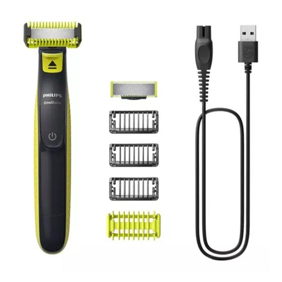 Aparador Raspador Corpo e Rosto Philips Oneblade Qp2824/10 Com 4 Pentes Menor preço em Aparador Raspador Corpo e Rosto Philips Oneblade Qp2824/10 Com 4 Pentes