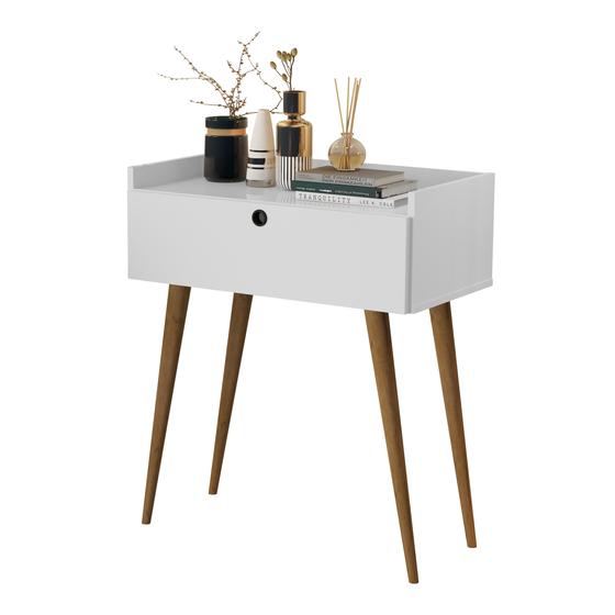 Aparador Sala Retrô Pés Palitos Em Madeira Maciça - Condessa Prime 1 Porta  - Várias Cores - Lojas GD é boa?