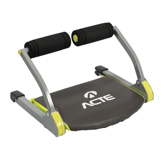 Imagem de Aparelho Abdominal Fitness 3x1 Flexível e Compacto com Ajuste de Intensidade Cinza E21 Acte Sports