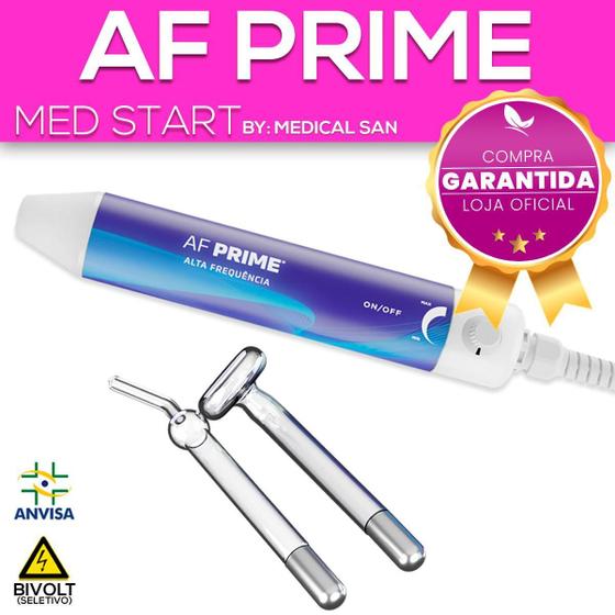 Imagem de Aparelho Af Prime Com 2 Eletrodos Alta Frequência Portátil - Medstart