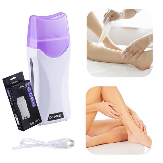 Aparelho Aquecedor Cera Roll-on DEPILL ONE Bivolt DOMPEL Roxo Menor preço em Aparelho Aquecedor Cera Roll-on DEPILL ONE Bivolt DOMPEL Roxo