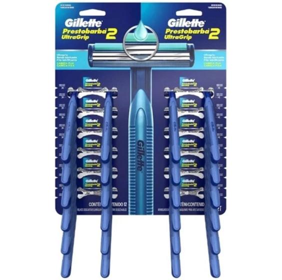 Aparelho Barbear Prestobarba Ultragrip c/24 - Gillette Menor preço em Aparelho Barbear Prestobarba Ultragrip c/24 - Gillette